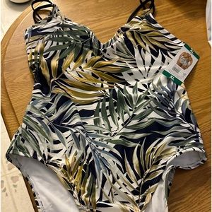 Brand new with tags Hurley one piece bathing suit.